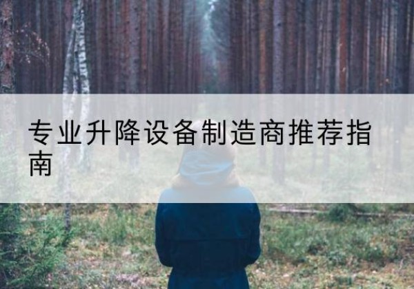 定结电动剪叉升降平台厂家-专业升降设备制造商推荐指南